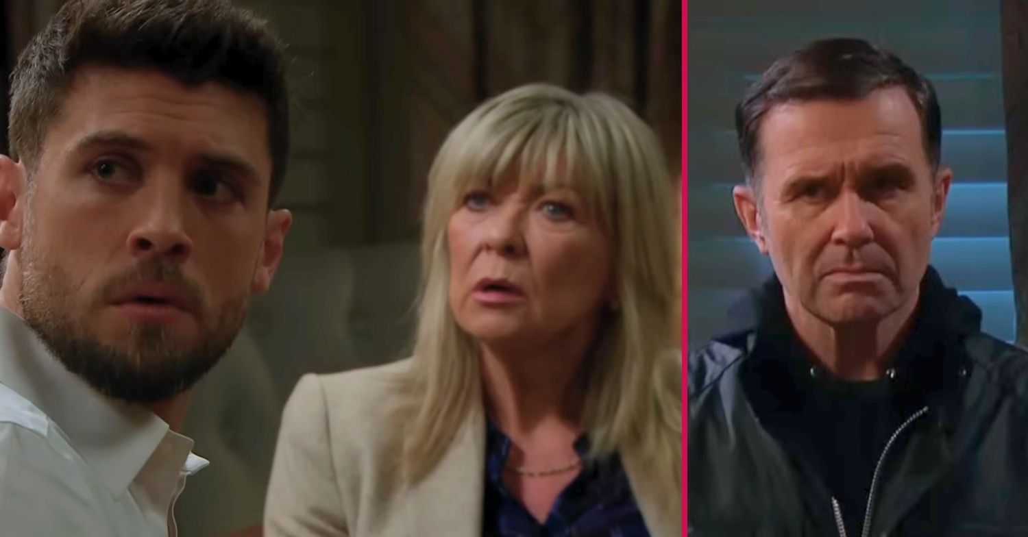 Emmerdale's Joe, Kim and Graham (Credit: ITV/Comp ED!)