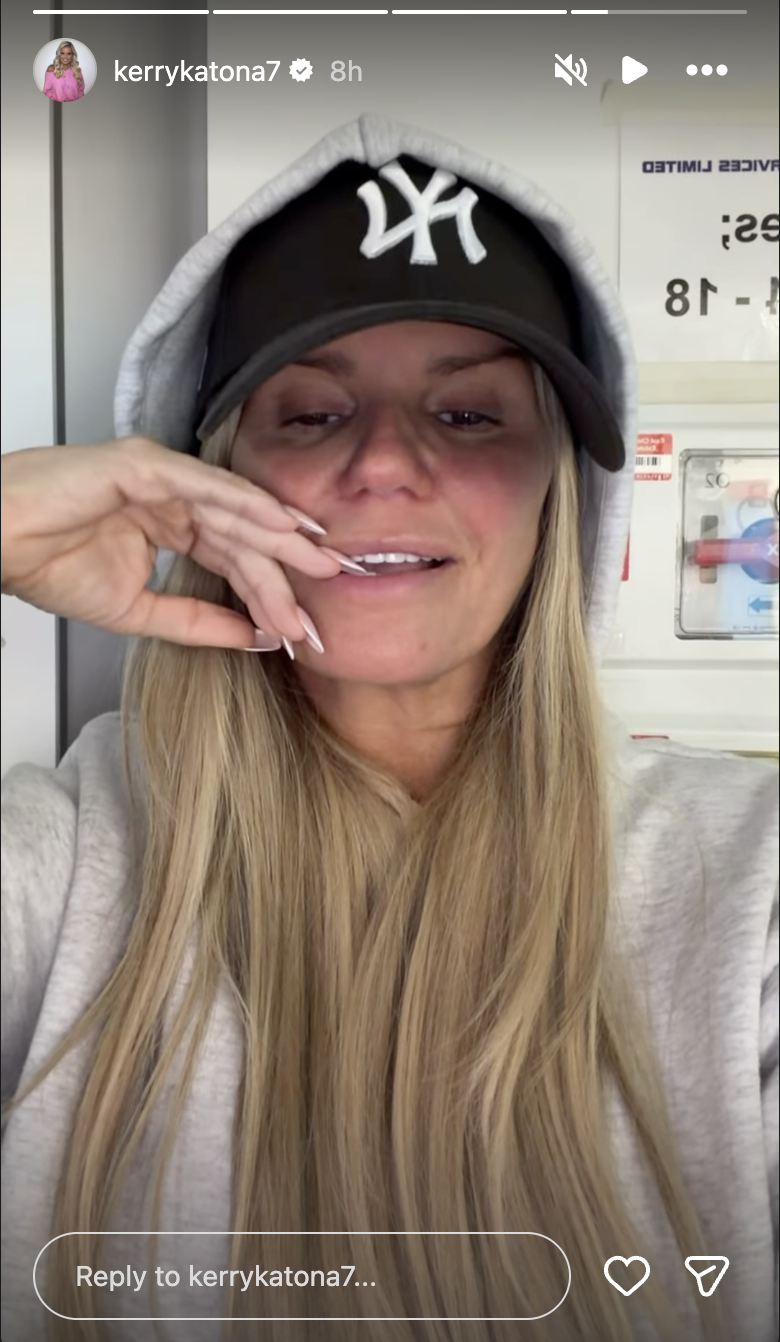 Kerry Katona Instagram Story 