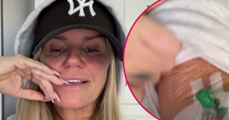 ED comp: Kerry Katona in hospital