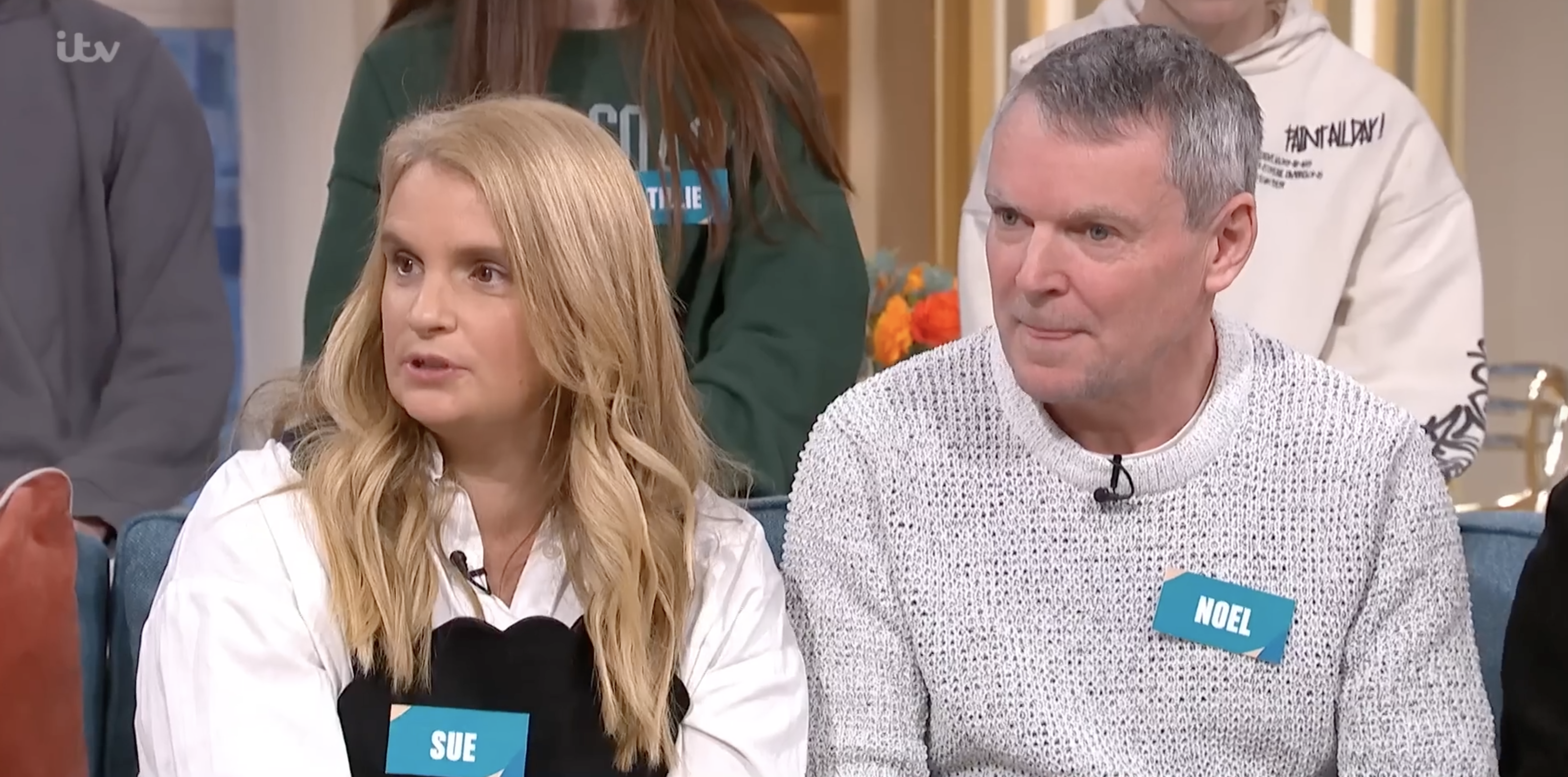 Sue Radford and Noel Radford on This Morning