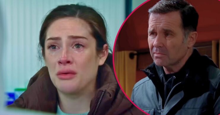 Victoria crying and Graham looking dashing (Credit: ITV/Comp ED!)