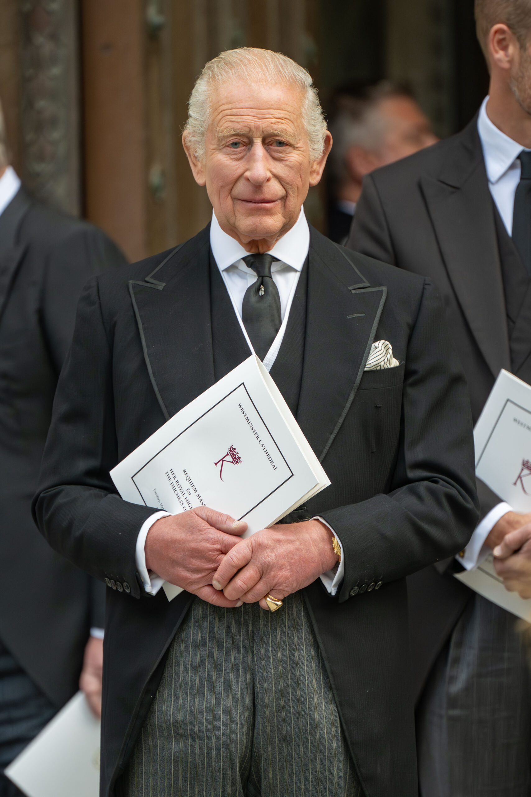 King Charles at Duchess of Kent's funeral