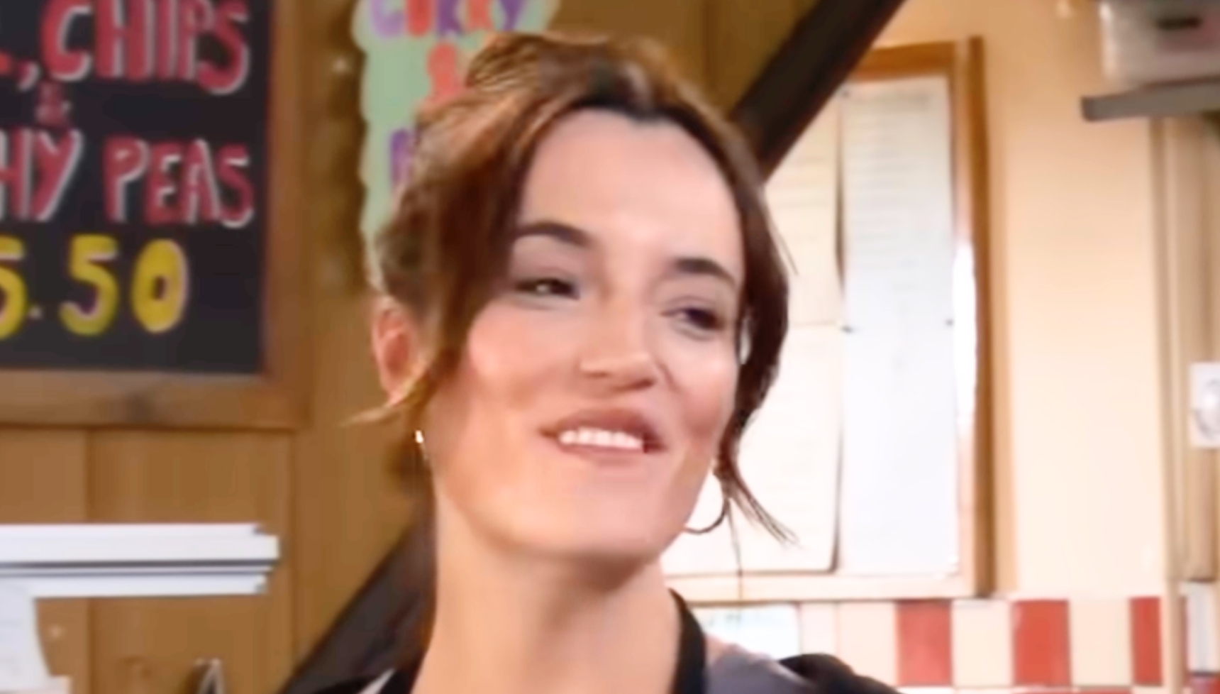 Coronation Street's Jodie smiling