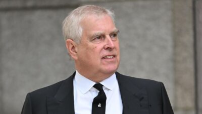 Andrew Mountbatten-Windsor at Duchess of Kent's funeral