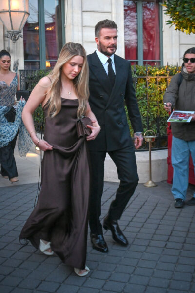 Harper and David Beckham