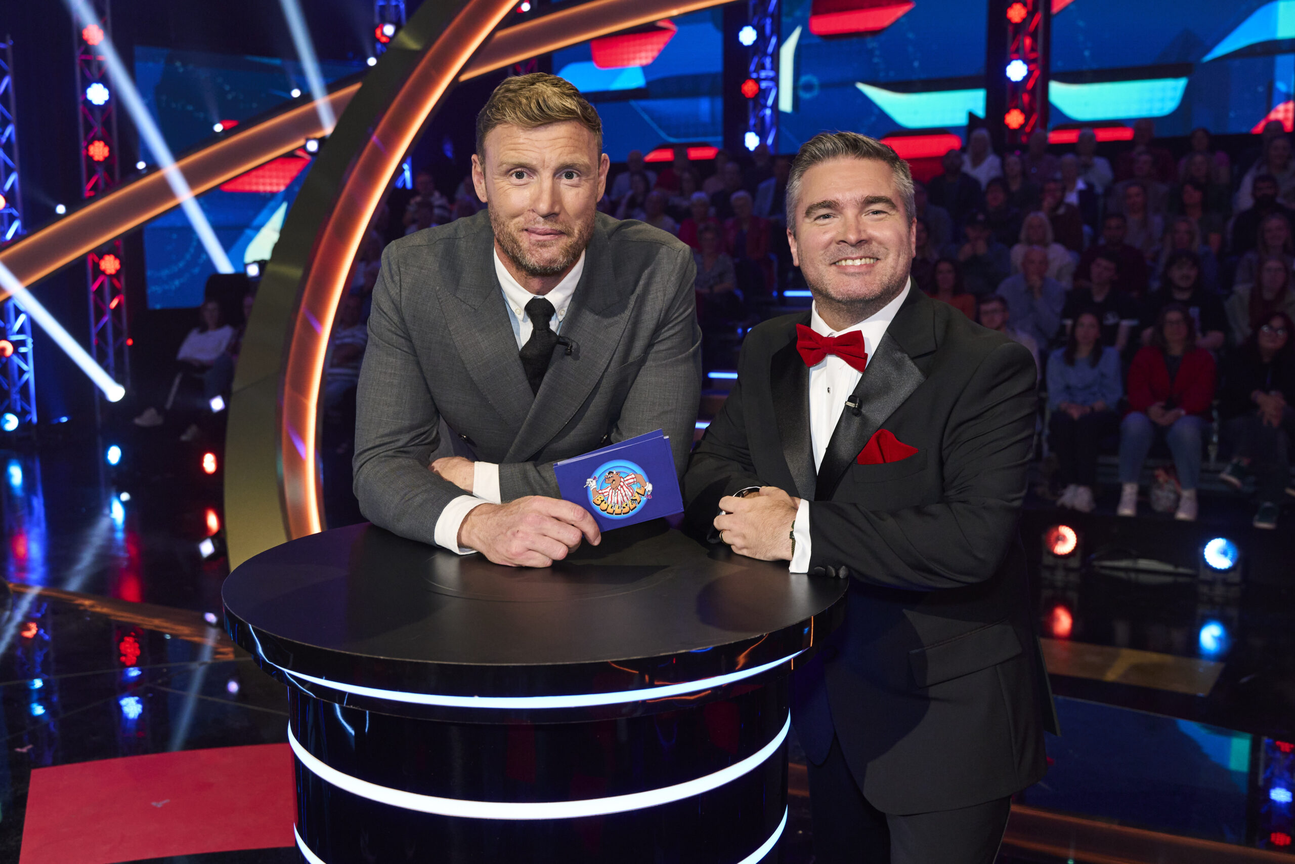 Freddie Flintoff and Richard Ashdown on Bullseye