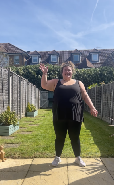 Gogglebox star Amy Tapper before weight loss