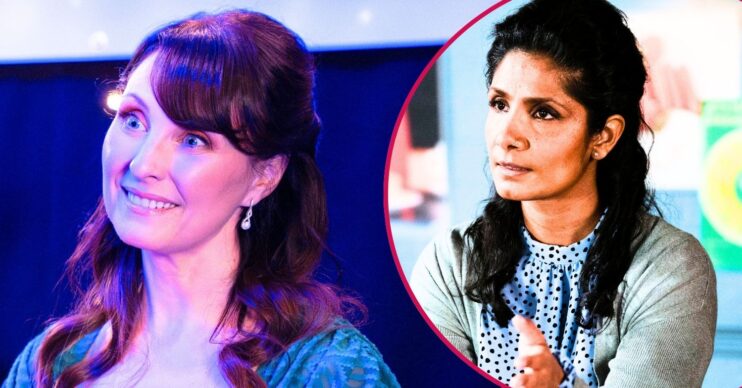 Honey and Suki split screen