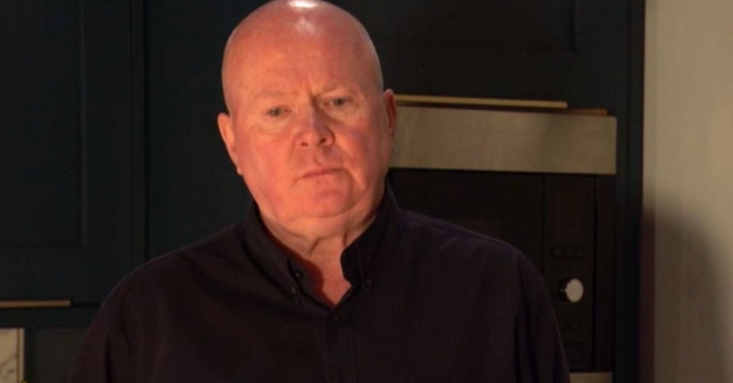 Phil Mitchell looking cross in EastEnders 