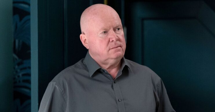 EastEnders Phil looking grumpy