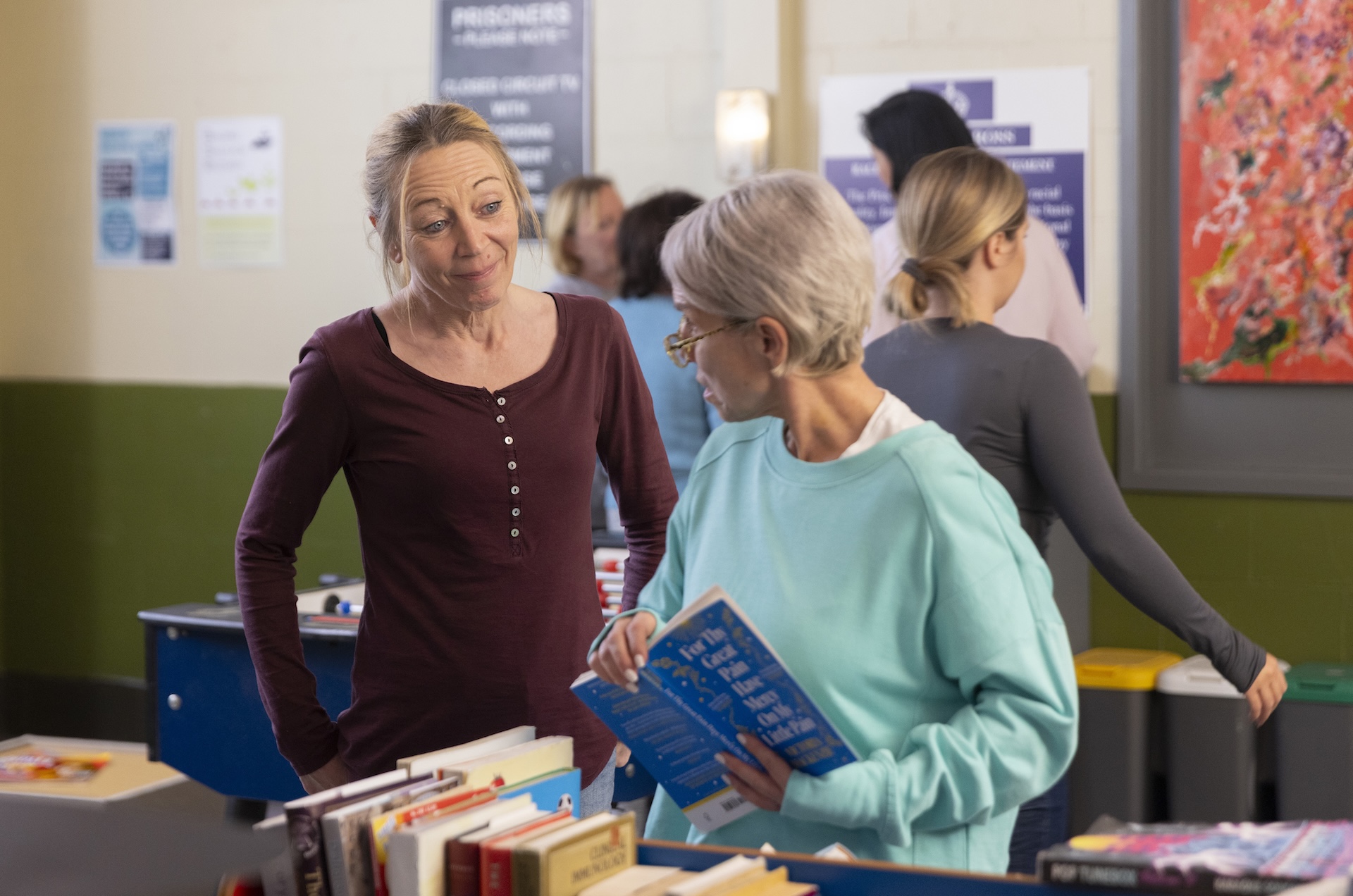 Debbie and Paula in prison in Coronation Street