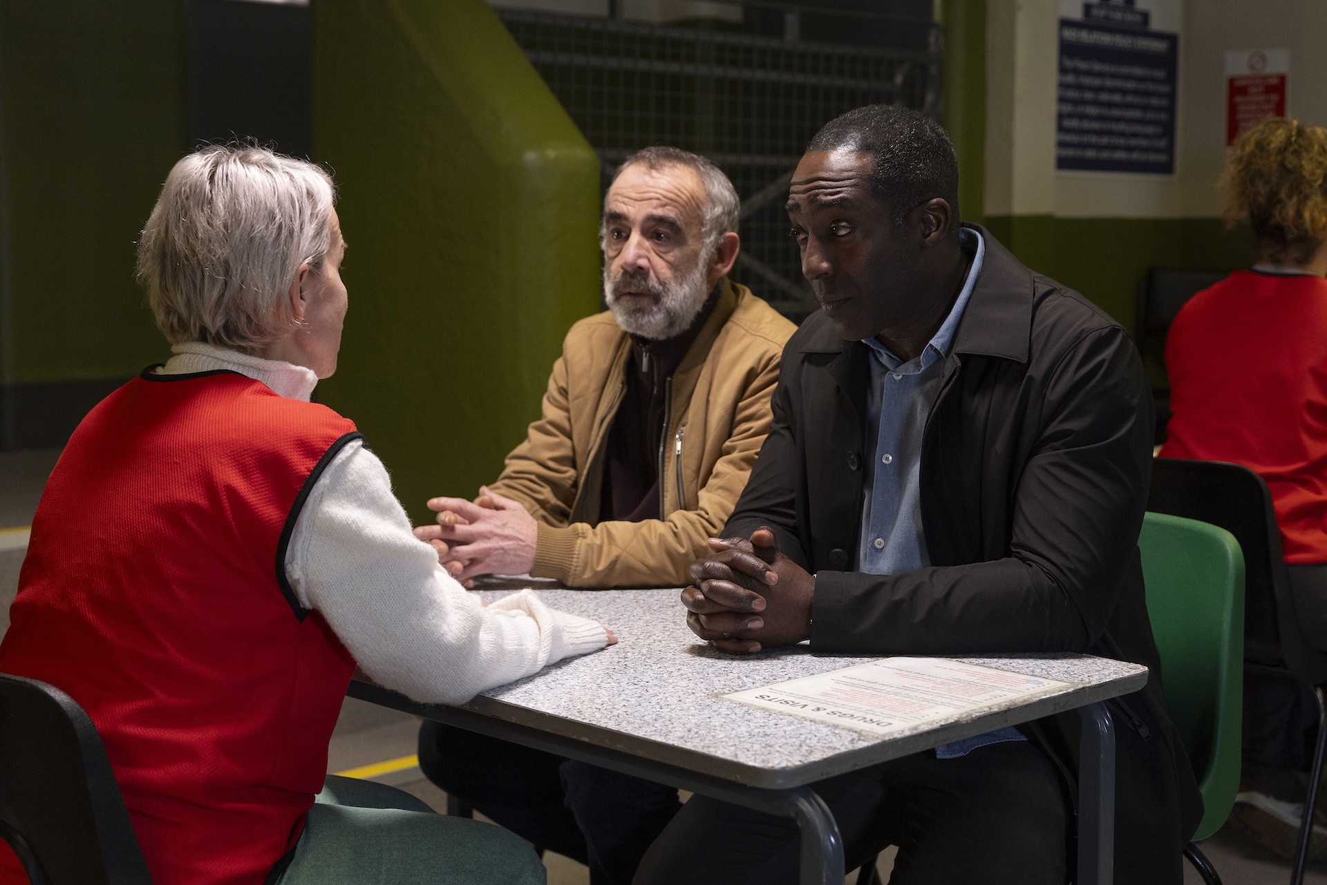 Ronnie and Kevin visiting Debbie in prison