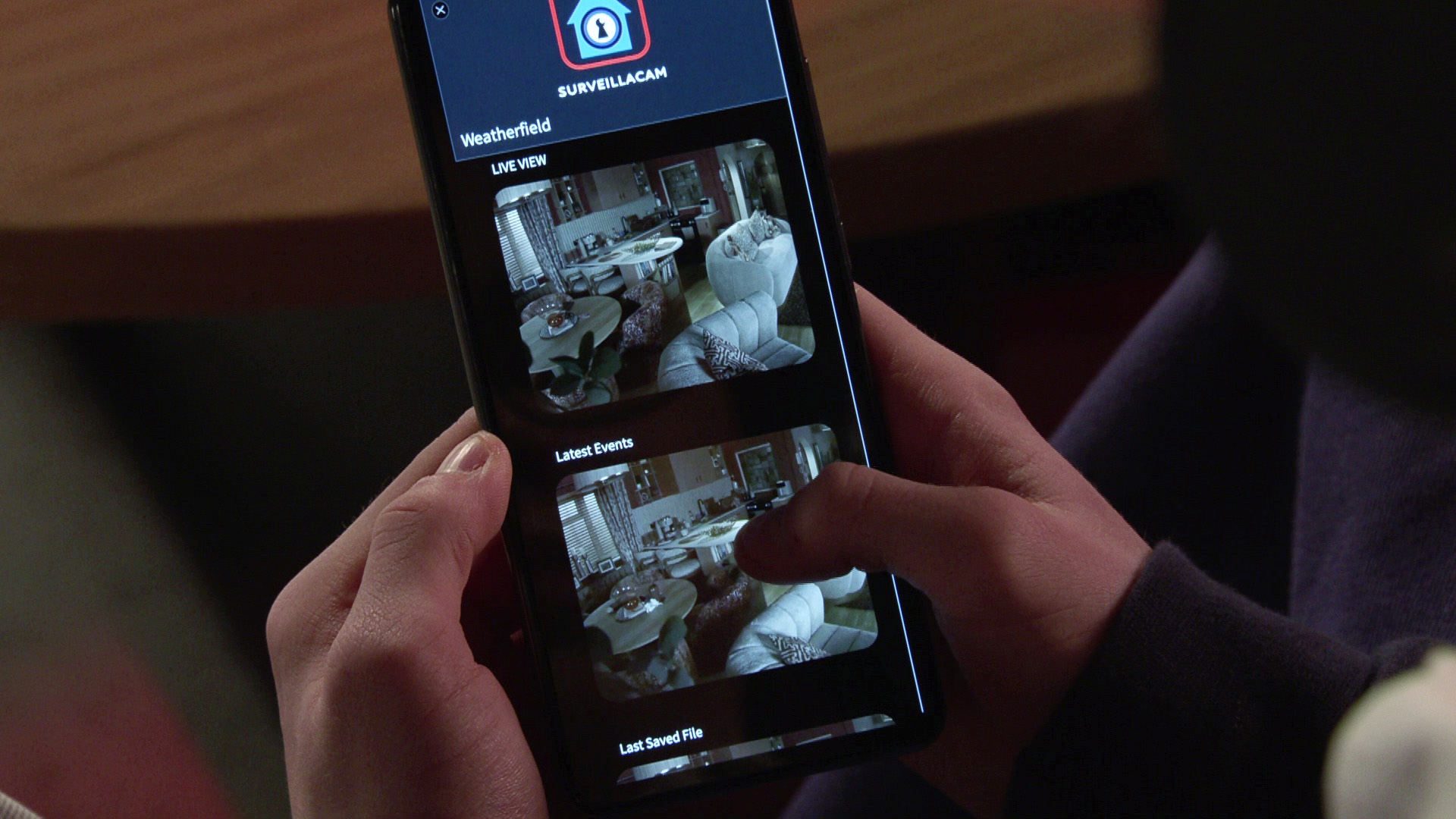 Sam's secret camera in Coronation Street