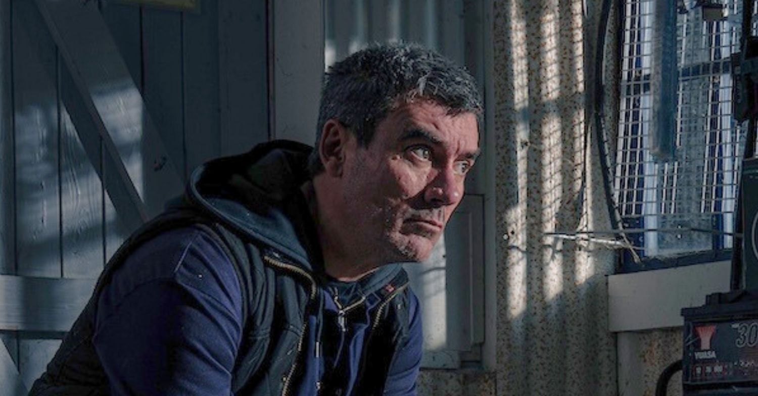 Cain brooding in Emmerdale (Credit: ITV)