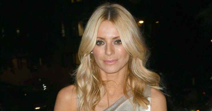Tess Daly looking in front