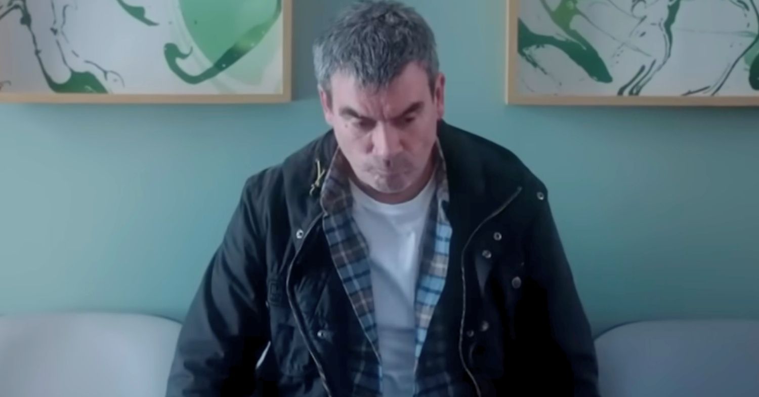 Cain Dingle looking stressed (Credit: ITV)