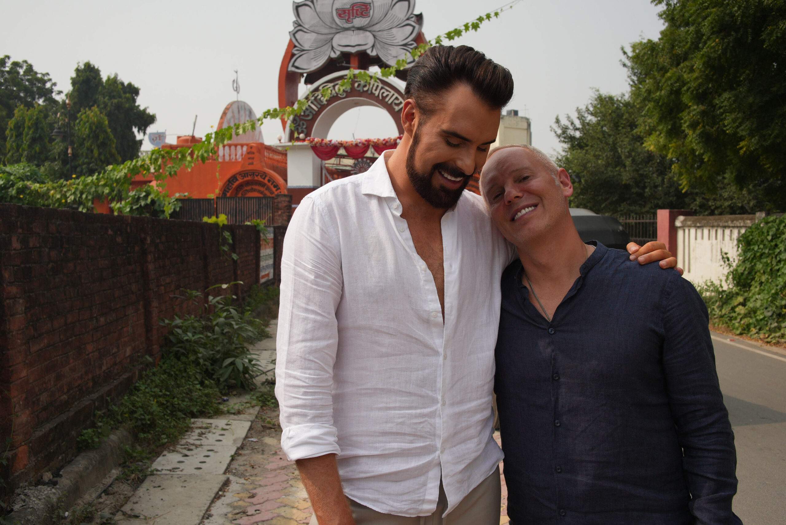 Rob Rinder and Rylan Clark on Passage to India
