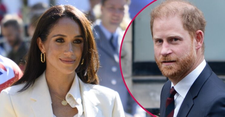 ED composite of Meghan Markle and Prince Harry smiling