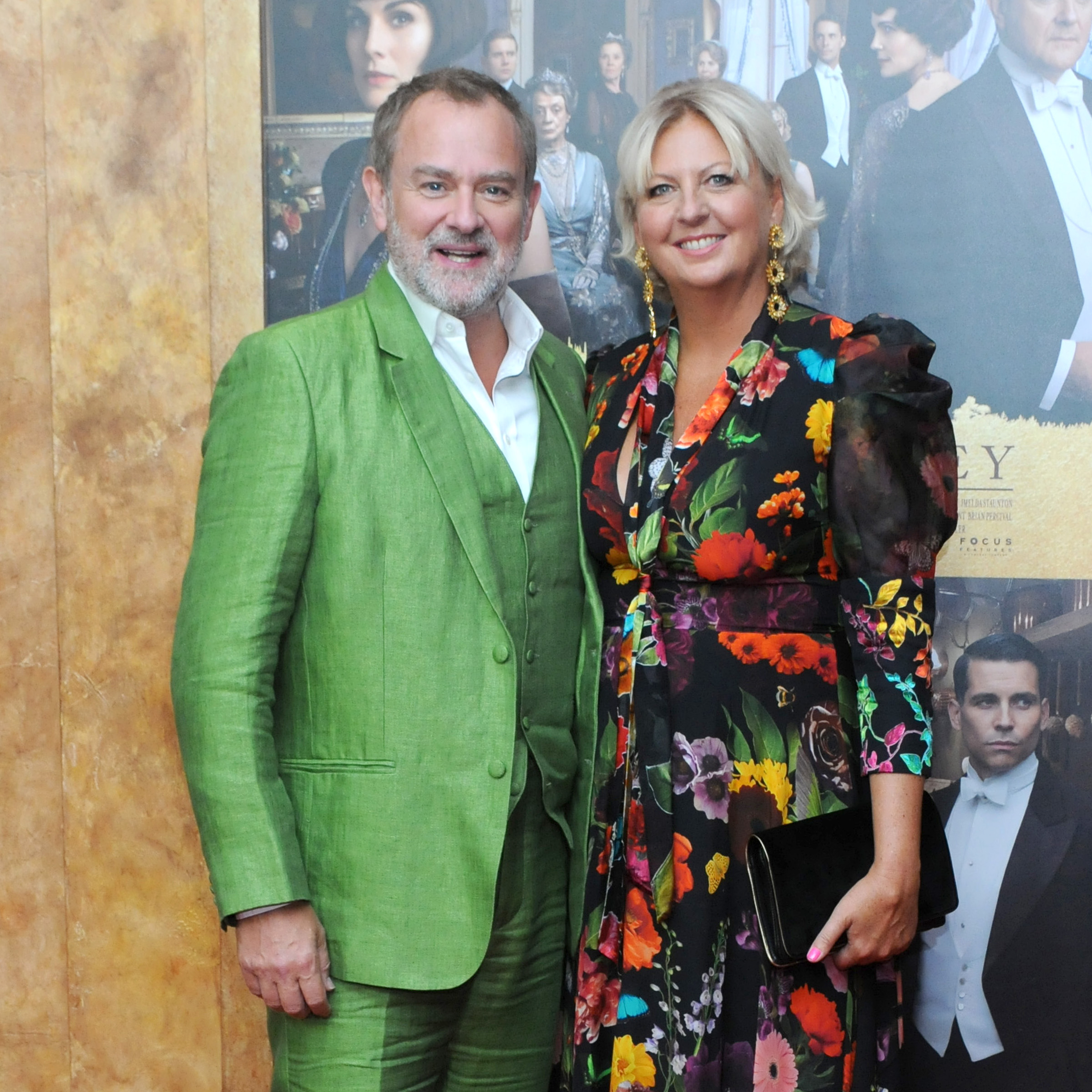 Hugh Bonneville and ex-wife Lulu