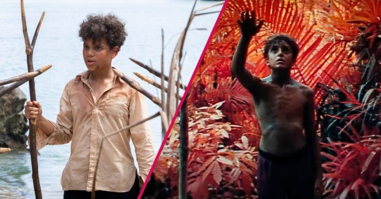 Ralph and Simon in Lord of the Flies