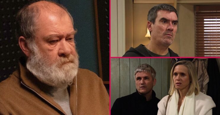 Bear, Cain, Caleb and Ruby in Emmerdale (Credit: ITV/Comp ED!)