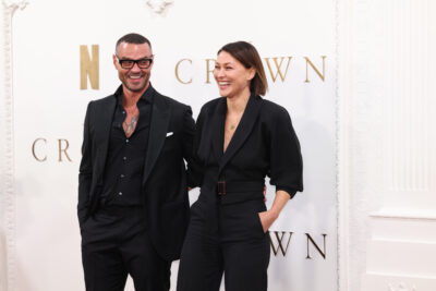 Matt and Emma Willis at an event together smiling