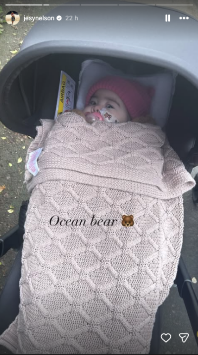 Jesy Nelson's daughter Ocean