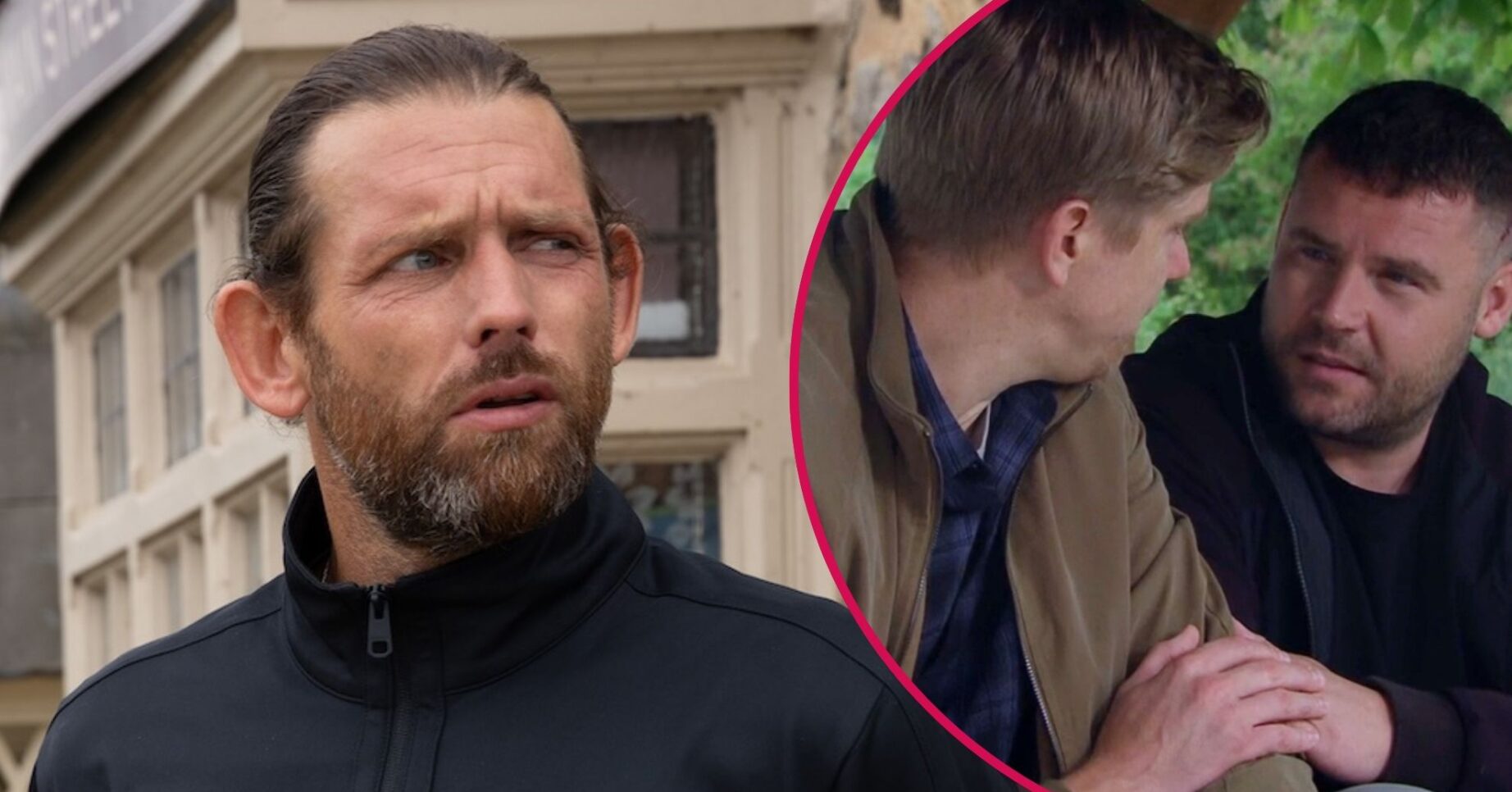 Kev, Robert and Aaron in Emmerdale (Credit: ITV/Comp ED!)