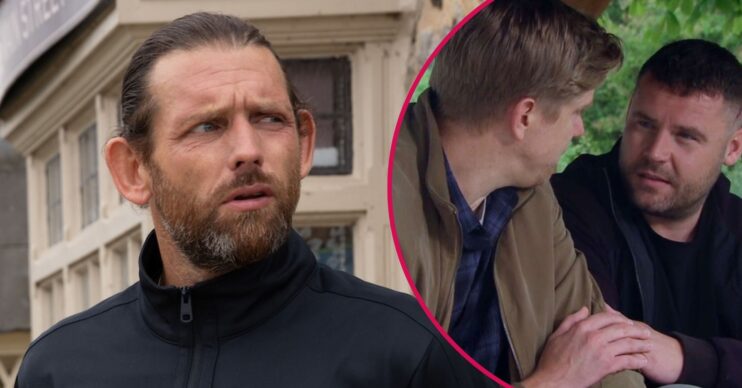 Kev, Robert and Aaron in Emmerdale (Credit: ITV/Comp ED!)