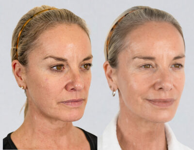 Tamzin Outhwaite before and after her facelift
