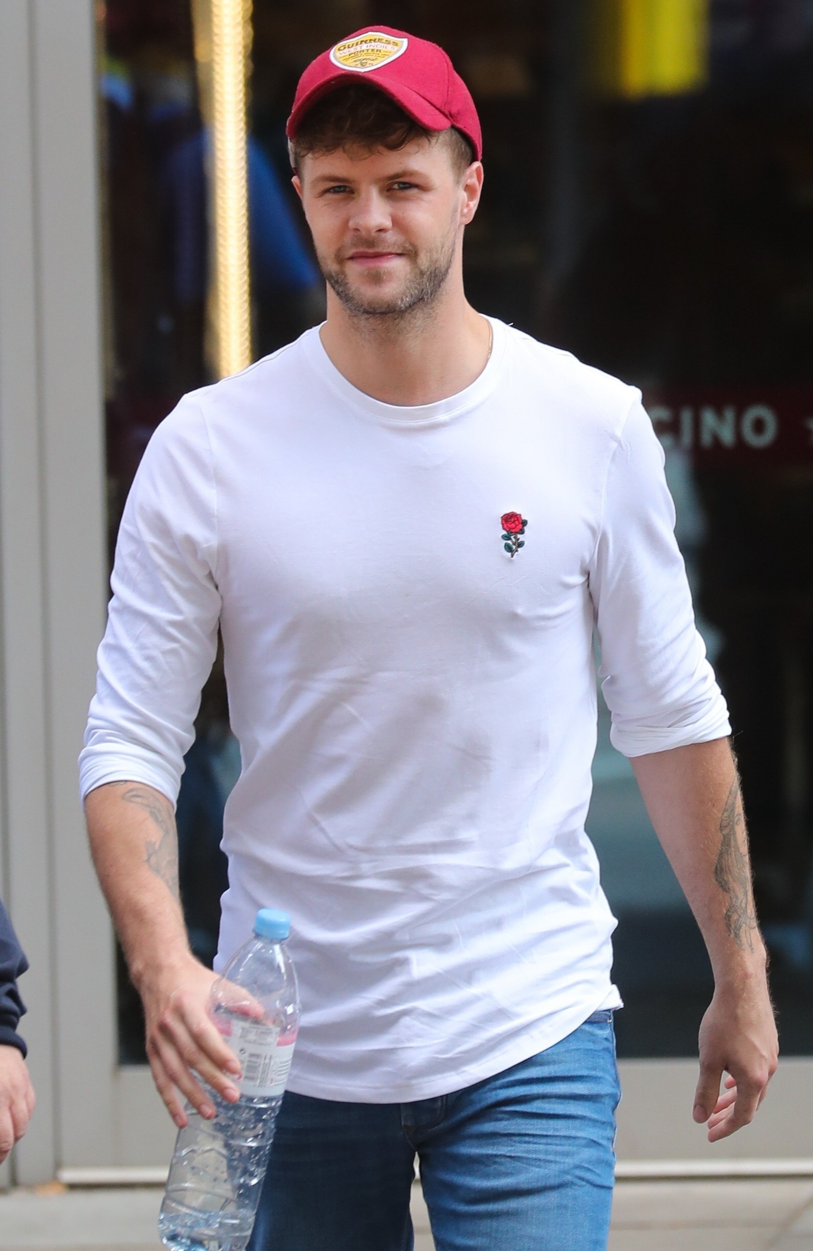 Jay McGuiness looking in front