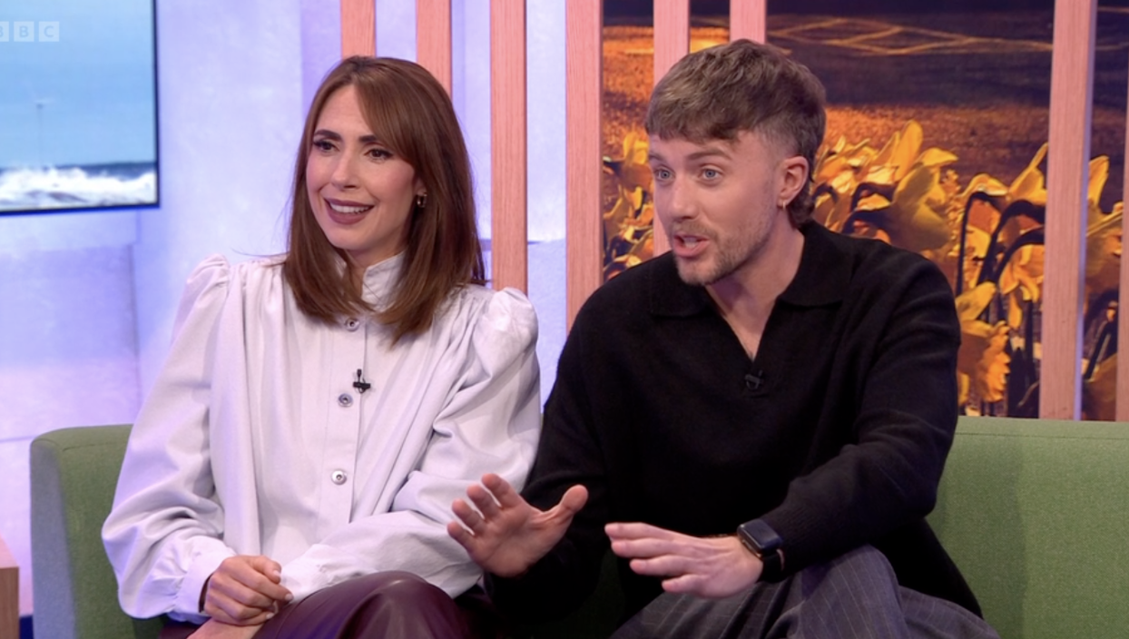Alex Jones and Roman Kemp on The One Show