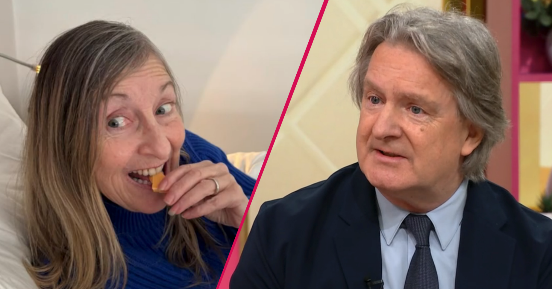 Fiona Phillips and Martin Frizell