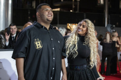 Katie Price and Harvey Price at an event together