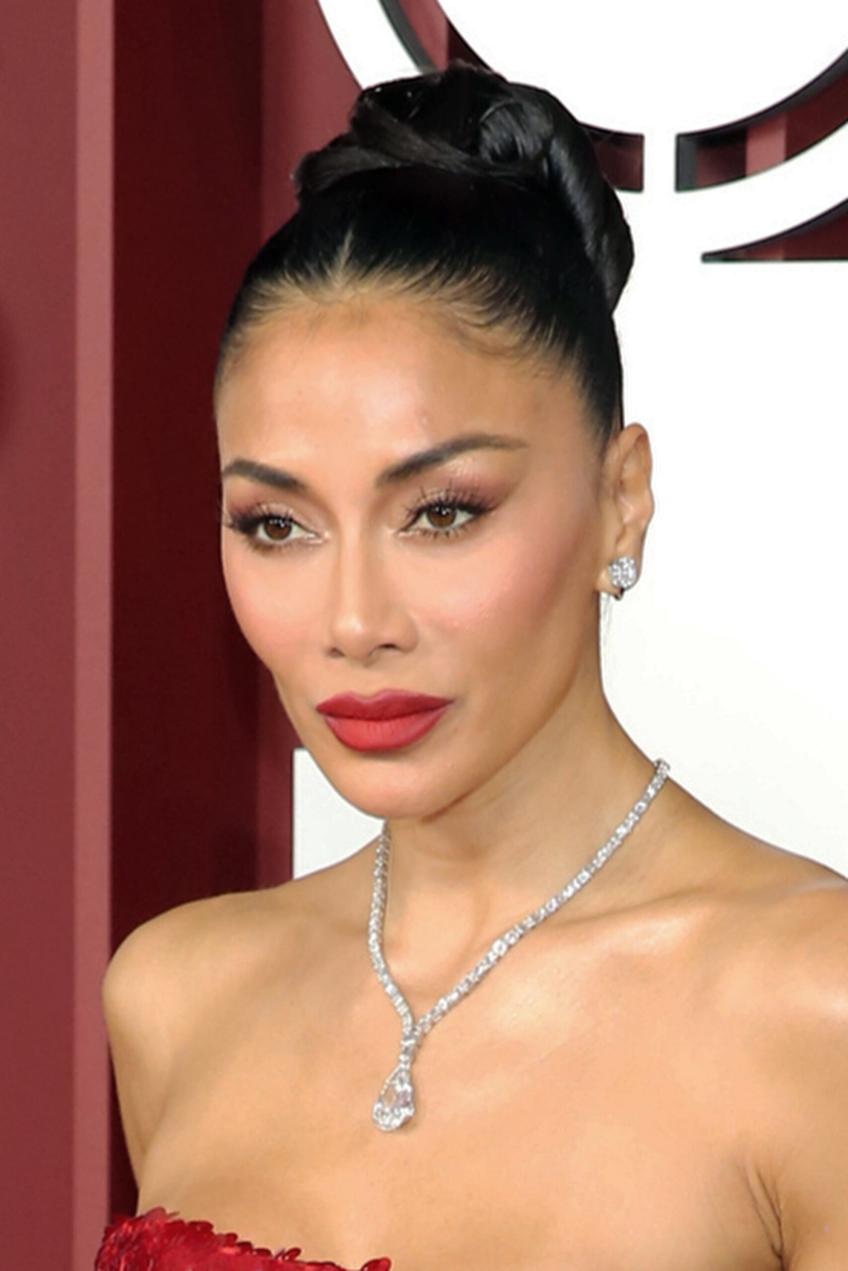 Nicole Scherzinger looking in front