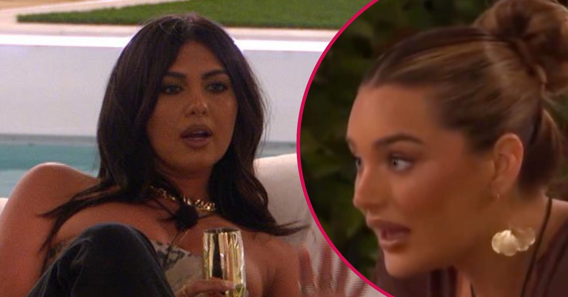 Belle and Lucinda come to blows on Love Island