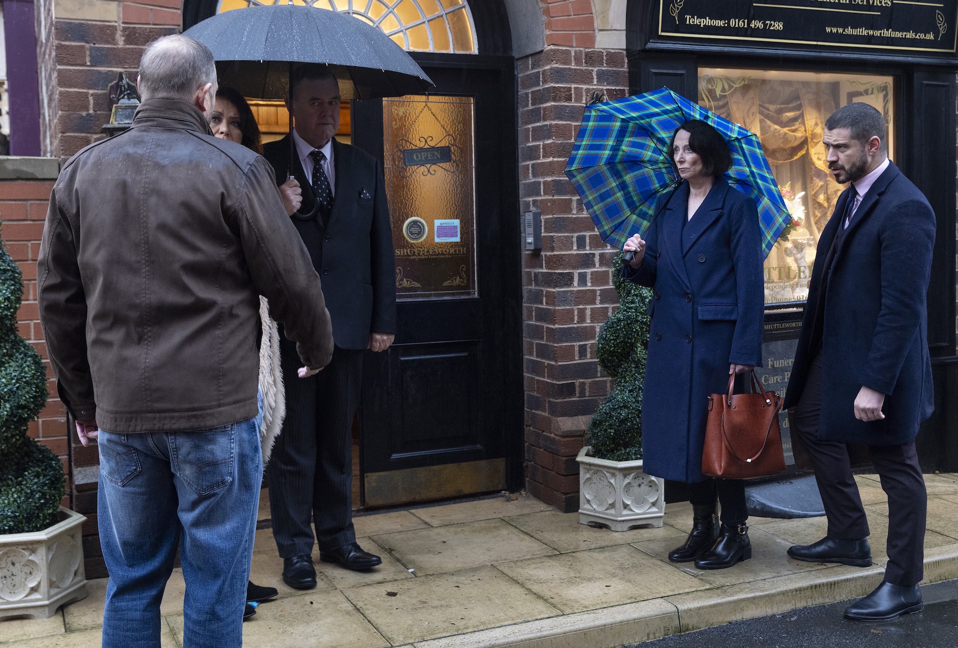 Christian and George on Street