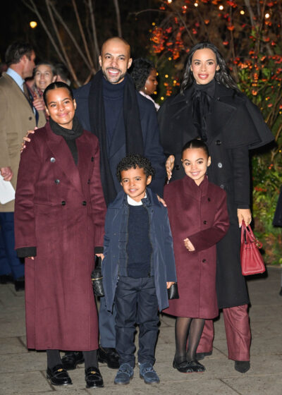 Rochelle and Marvin Humes with their three children