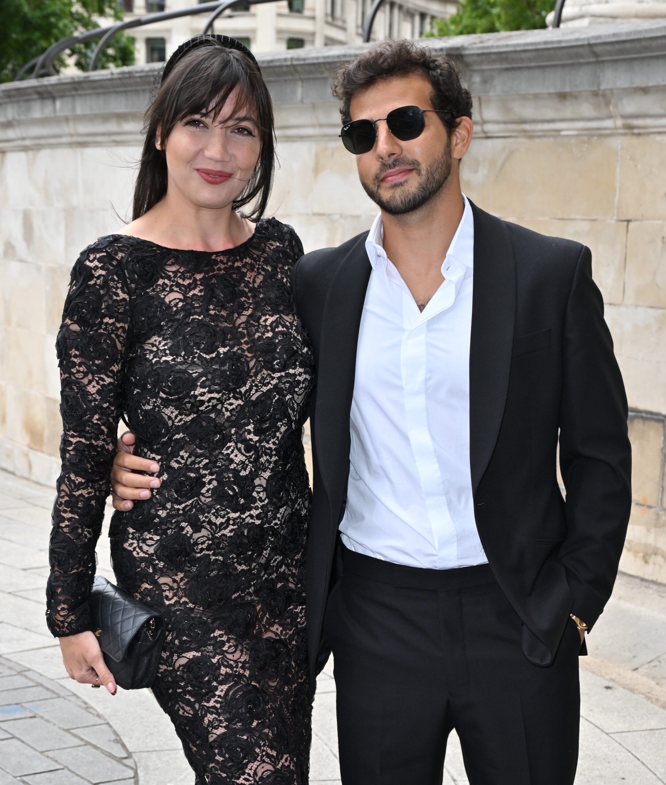 Daisy Lowe and husband
