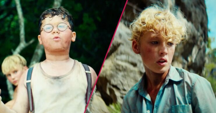 Piggy and Ralph in Lord of the Flies