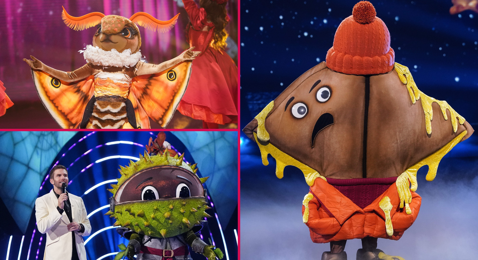 The Masked Singer final odds revealed as bookies ‘name’ Conkers, Moth and Toastie The Masked Singer final odds revealed as bookies ‘name’ Conkers, Moth and Toastie