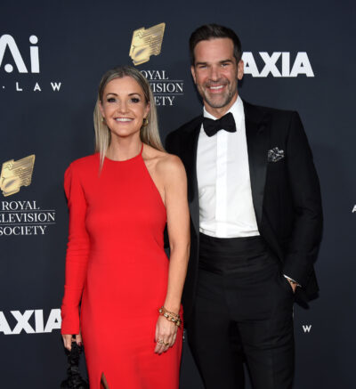 Helen Skelton and Gethin Jones smiling