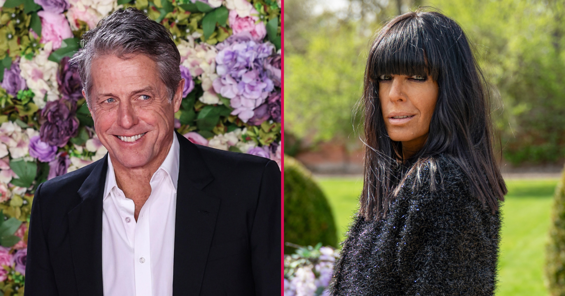 Hugh Grant and Claudia Winkleman
