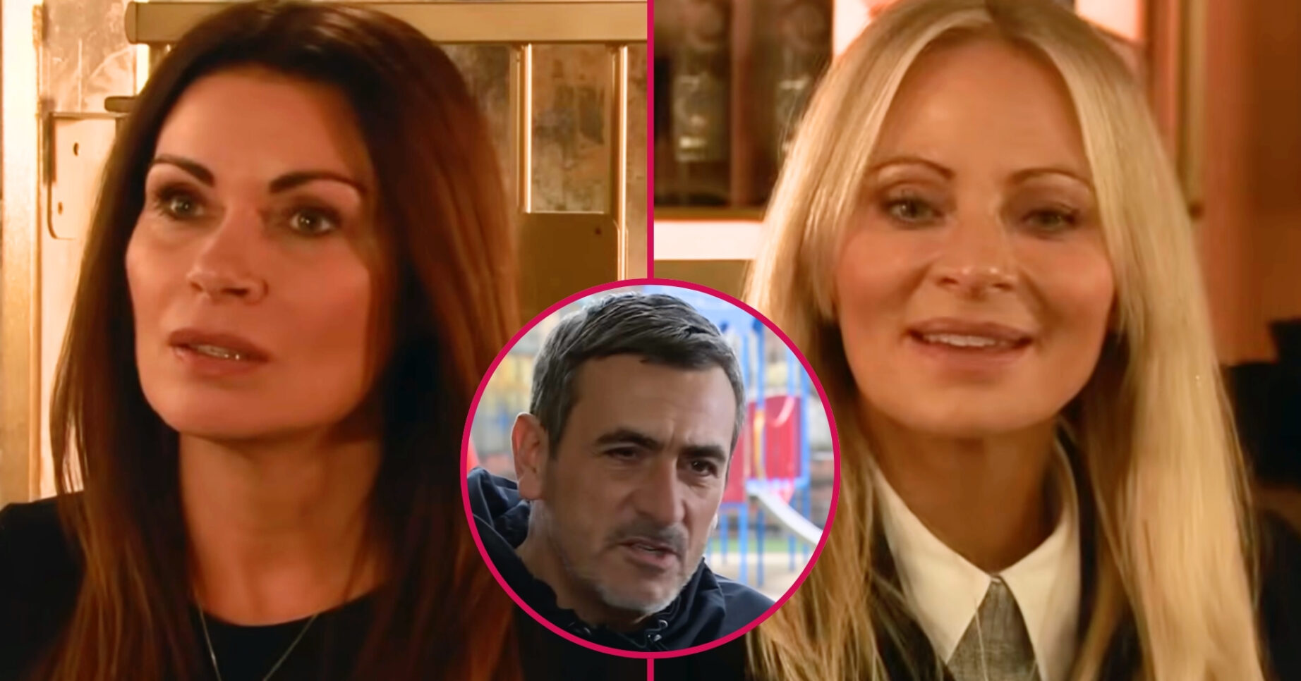 Coronation Street's Carla, Lisa, Peter