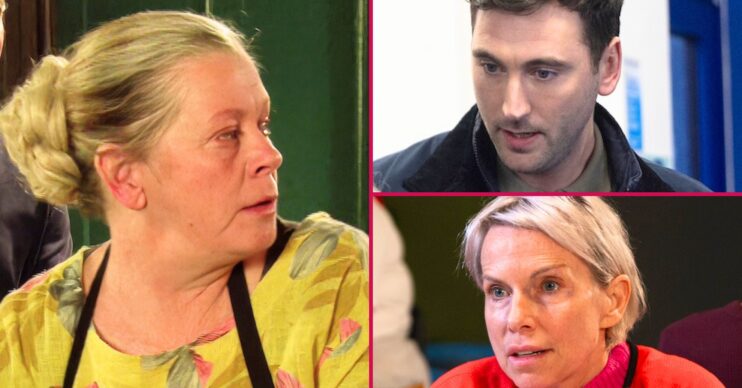 Coronation Street's Bernie, Kit, Debbie