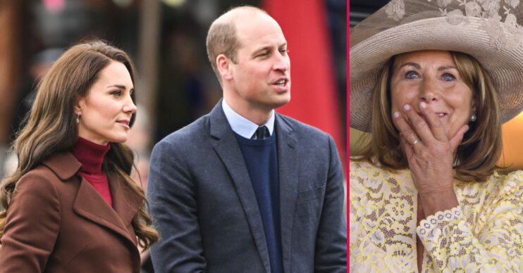 Kate Middleton and prince William / Carole Middleton