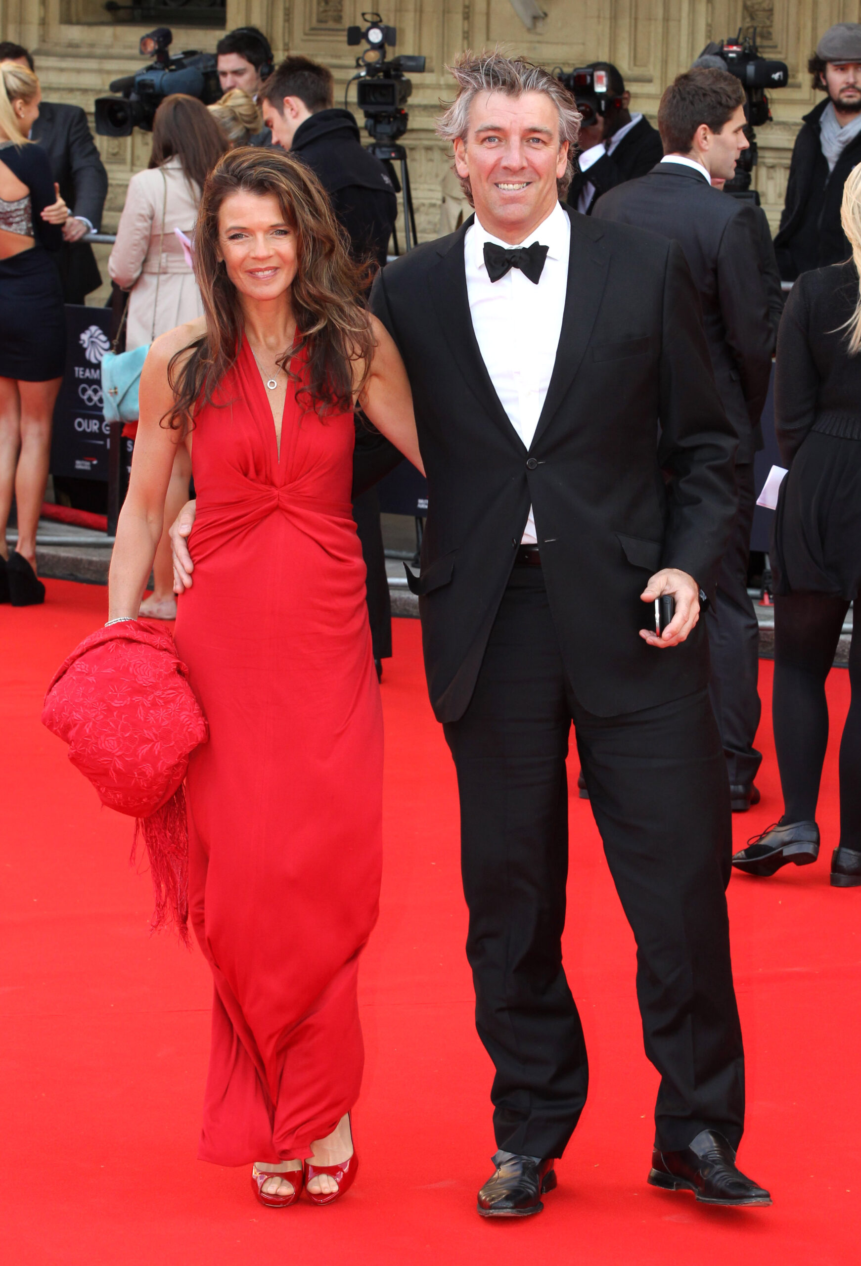 Annabel Croft and late husband Mel