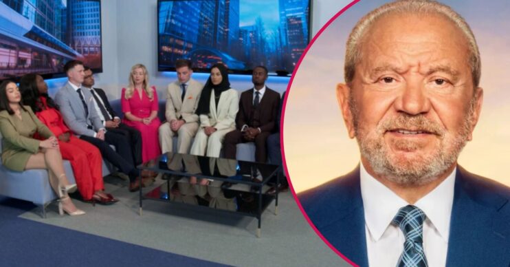 The candidates on this year's Apprentice and Lord Sugar