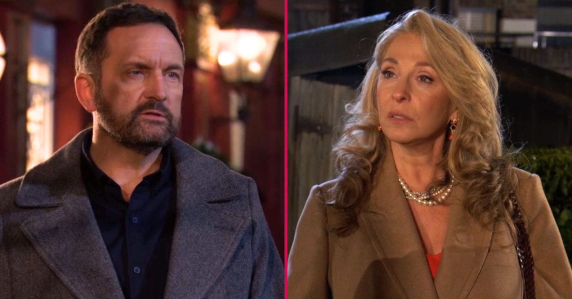 Jake and Chrissie split image