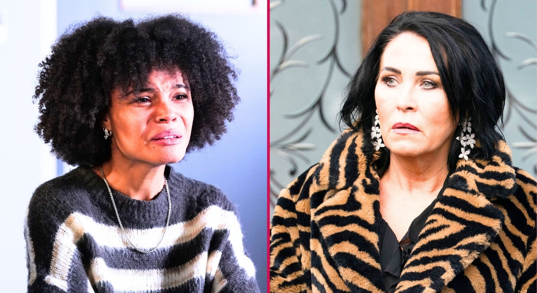 Kat and Jasmine split image